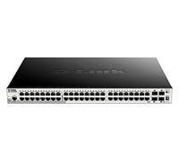 Switch réseau D-LINK DGS 1510-52XMP - Commutateur - C3 - intelligent - 48 x 10/100/1000 (PoE+) + 4 x 10 Gigabit SFP+ - de bureau, Montable sur rack - PoE+ (370 W)