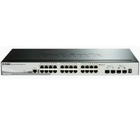 SmartPro DGS-1510-28X - Commutateur - C3 - Géré - 24 x 10/100/1000 + 4 x 10 Gigabit SFP+ - de bureau, Montable sur rack