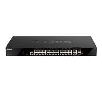 D-Link DGS 1520-28 - Commutateur - C3 - intelligent - 24 x 10/100/1000 + 2 x Gigabit SFP + 2 x 10 Gigabit SFP+ - Montable sur rack G