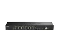 D-Link Commutateur réseau DGS-1520-28 – Géré L3 10G (100/1000/10000) 1U Noir