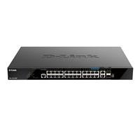 D-Link DGS 1520-28MP - Commutateur - C3 - intelligent - 20 x 10/100/1000 (PoE+) + 4 x 2.5G (PoE+) + 2 x 10 Gigabit Ethernet + 2 x 10 Gigabit SFP+ - Montable sur rack - PoE+ (370 W)