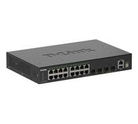 D-Link Commutateur intelligent SmartPro DGS-1530-20 – 16 x 10/100/1000 + 4 x 10Gb SFP+ – Bureau/Rack