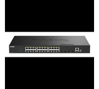 D-Link DGS-1530-28P/E Switch Géré L2 Gigabit Ethernet 24xRJ45 PoE+ 4xSFP+ 128Gbit/s QoS VLAN CLI Management Web 1xUSB 2.0