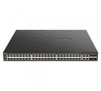 D-Link Commutateur réseau DGS-2000-52MP Géré L2/L3 Gigabit 48×10/100/1000 PoE+ 1U Noir