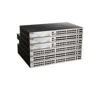D-Link DGS-3130-30PS/E : Commutateur Géré L3 Gigabit Ethernet 24x RJ45 10/100/1000, 4x SFP+, PoE+ 370W, 168 Gbps, 16K MAC, QoS, ACL, SNMP, SSH, SSL, Montage en rack