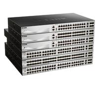 D-Link DGS-3130-30PS Géré L3 Gigabit Ethernet (10/100/1000) Connexion Ethernet, supportant l'alimentation via ce port (PoE) Noir, Gris