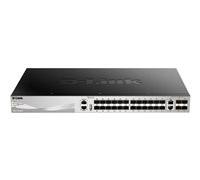 Switch réseau D-LINK DGS 3130-30S - Commutateur - L3 Lite - Géré - 24 x Gigabit SFP + 2 x 10 Gigabit Ethernet + 4 x 10 Gigabit SFP+