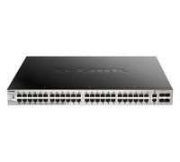Switch réseau D-LINK DGS 3130-54PS - Commutateur - L3 Lite - Géré - 48 x 10/100/1000 (PoE) + 2 x 10 Gigabit Ethernet + 4 x 10 Gigabit SFP+ (370 W)