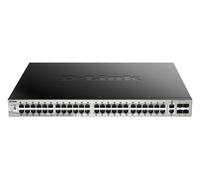 Switch réseau D-LINK DGS 3130-54PS - Commutateur - L3 Lite - Géré - 48 x 10/100/1000 (PoE) + 2 x 10 Gigabit Ethernet + 4 x 10 Gigabit SFP+ (370 W)