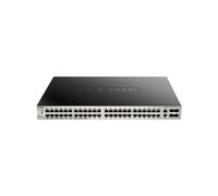 Switch réseau D-LINK DGS 3130-54PS - Commutateur - L3 Lite - Géré - 48 x 10/100/1000 (PoE) + 2 x 10 Gigabit Ethernet + 4 x 10 Gigabit SFP+ (370 W)