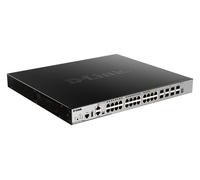 D-Link DGS-3630-28PC/SI commutateur réseau Géré L3 Gigabit Ethernet (10/100/1000) Connexion Ethernet, supportant l'alimentation via ce port (PoE) Noir, Gris