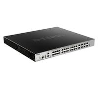 D-Link DGS-3630-28PC/SI commutateur réseau Géré L3 Gigabit Ethernet (10/100/1000) Connexion Ethernet, supportant l'alimentation Via ce Port (PoE) Noir, Gris
