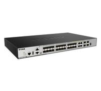 DGS 3630-28SC - Commutateur - C3 - Géré - 20 x Gigabit SFP + 4 x combiné 1000Base-T + 4 x 10 Gigabit SFP+ - Montable sur rack