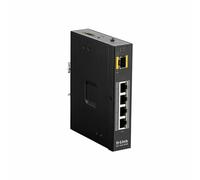 D-Link DIS‑100G‑5PSW Non-géré L2 Gigabit Ethernet (10/100/1000) Connexion Ethernet, supportant l'alimentation via ce port (PoE) Noir