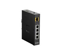 D-Link DIS-100G-5PSW Switch L2 Non-Géré 4x Gigabit Ethernet PoE+ 1x SFP, Capacité 10 Gbit/s, MAC 2000, -40°C à 75°C, Alimentation 12-58V DC