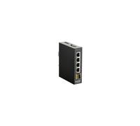 D-Link DIS-100G-5SW Commutateur L2 Non-Géré, 4x Gigabit Ethernet, 1x SFP, 10 Gbit/s, Montage Mural/Rail DIN, Température -40°C à 75°C