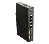 D-Link DIS-100G-6S commutateur réseau Géré Gigabit Ethernet (10/100/1000) Noir