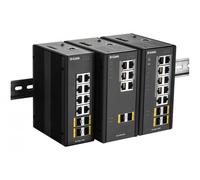 D-Link DIS‑300G‑12SW – Géré L2 Gigabit Ethernet (10/100/1000) Noir