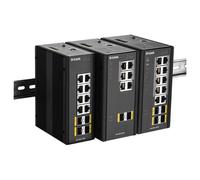 D-Link DIS 300G-8PSW - Commutateur - Géré - 4 x 10/100/1000 (PoE+) + 2 x 10/100/1000 + 2 x 100/1000 SFP - Montage sur rail DIN, fixation murale - PoE+ (120 W)