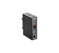 D-Link DIS-M100G-SW Convertisseur de Média 4000 Mbit/s, Interfaces 100BASE-FX/TX, 1000Base-T/X, Fibre Multimode/Monomode, Connecteur SFP, IP30, -40°C à 70°C