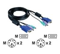D-Link DKVM-CB - câble clavier / vidéo / souris (KVM) - 1.8 m G