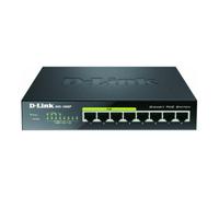 D-Link DGS-1008P/E commutateur réseau Non-géré L2 Connexion Ethernet, supportant l'alimentation via ce port (PoE) Noir