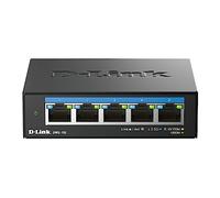 D-Link DMS-105 Commutateur (Switch) Non administrable Multi-gigabit avec 5 Ports 2,5 G, sans Ventilateur, Profil Bas, Compact, boîtier en métal, QoS, Plug and Play