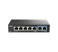 D-Link DMS-107/E commutateur réseau Non-géré Gigabit Ethernet (10/100/1000) Noir