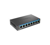 D-Link DMS-108/E : Switch non administrable 8 ports 2.5G Ethernet, QoS, boîtier métal compact sans ventilateur, 40 Gbps, 4K MAC, IGMP Snooping, IEEE 802.3az