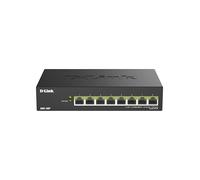 D-Link Switch PoE non géré DMS-108P 8 ports 2,5GbE PoE+ 230W boîtier métallique sans ventilateur