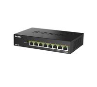 D-Link DMS-108P Switch PoE Non Géré Multi-Gigabit 8 Ports - 2,5GbE, 230W, 802.3af/at/BT, sans Ventilateur, Plug & Play, Boîtier Métallique, IGMP Snooping, QoS, Ethernet Écoénergétique