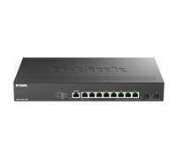 DMS-1250-10SP - Commutateur - C2+ - intelligent - 8 x 10/100/1000/2.5G (PoE+) + 2 x 10 Gigabit SFP+ - de bureau - PoE+ (240 W)
