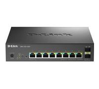 D-Link DMS 1250-10SPL - Commutateur - C2+ - intelligent - 2 x 10/100/1000/2.5G (PoE++) + 6 x 10/100/1000/2.5G (PoE+) + 2 x 10 Gigabit SFP+ - de bureau - PoE++ (120 W) G