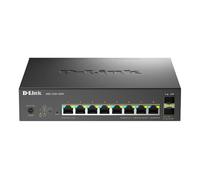 DMS 1250-10SPL - Commutateur - C2+ - intelligent - 2 x 10/100/1000/2.5G (PoE++) + 6 x 10/100/1000/2.5G (PoE+) + 2 x 10 Gigabit SFP+ - de bureau -
