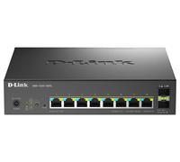 D-Link DMS 1250-10SPL - Commutateur - C2+ - intelligent - 2 x 10/100/1000/2.5G (PoE++) + 6 x 10/100/1000/2.5G (PoE+) + 2 x 10 Gigabit SFP+ - de bureau - PoE++ (120 W) G