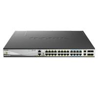 D-Link Commutateur DMS-3130-30PS - L3 géré multi-gigabit, 16x2.5G PoE+, 8x5G PoE++, 2x10GBase-T
