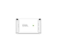 D-Link DPE-101GI Adaptateur Injecteur PoE Gigabit Ethernet 10/100/1000 Mbps, 2 RJ-45, 100m, 19.2W max, IEEE 802.3af/at, Blanc, Certifié CE/FCC/VCCI