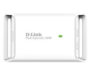 D-Link DPE-301GI Injecteur 1 Port Gigabit PoE 802.3/3u/3ab - 10/100/100BASE-T - 802.3at et 802.3af - jusqu'à 30W - Idéal pour Alimenter vos Équipements POE