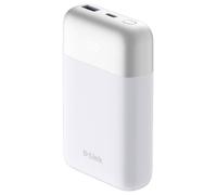 D-Link DPP-101 Powerbank (batterie supplémentaire) 10000 mAh USB-A, USB-C® blanc