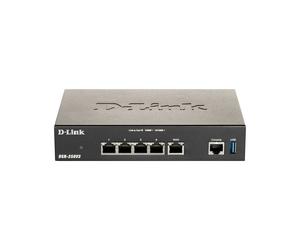 D-Link DSR-250V2 Routeur Gigabit Ethernet 802.11g, 5 ports RJ-45, 1 port USB 3.2, Pare-feu, VPN 75 tunnels, Protocoles OSPF/RIP, Sécurité 3DES/AES/SNMP