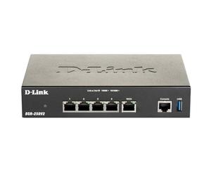 D-Link DSR-250V2 Routeur VPN de Services unifiés, Multi-WAN Giga, basculement, Balance de Charge, IPSec/PPTP/L2TP/OpenVPN, filtrage Dynamique du Contenu Web, contrôle des Applications, Portail captif