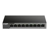 D-Link DSS 100E-9P - Commutateur - non géré - 8 x 10/100 (PoE) + 1 x 1000Base-T - de bureau - PoE (92 W) G