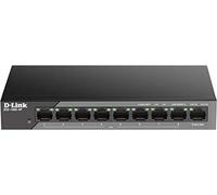 D-Link DSS-100E-9P commutateur réseau Non-géré Fast Ethernet (10/100) Connexion Ethernet, supportant l'alimentation Via ce Port (PoE) Noir