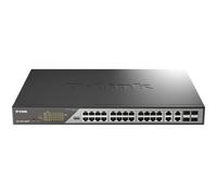 D-LINK S200G28MP - Commutateur, 28 ports, Gigabit Ethernet, PoE+, RJ45/SFP