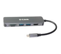 Hub Multiport USB-C® (USB 3.1) D-Link DUB-2327 6 ports anthracite