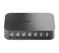 D-Link DUB-H7 USB 2.0 Type-B 480 Mbit/s Noir