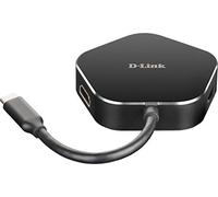 D-Link DUB-M420 Hub USB-C 4-en-1 avec HDMI/Power Delivery- Idéal pour Partager une Connexion Entre Plusieurs Périphériques USB