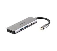 D-Link DUB-M530 station d'accueil Avec fil USB 3.2 Gen 1 (3.1 Gen 1) Type-C Aluminium