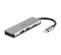 D-Link DUB-M530 station d'accueil Avec fil USB 3.2 Gen 1 (3.1 Gen 1) Type-C Aluminium