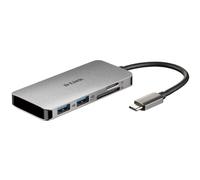 D-Link DUB-M610 Hub USB-C 6 ports USB 3.0 avec HDMI, lecteur de cartes, port de charge USB-C
